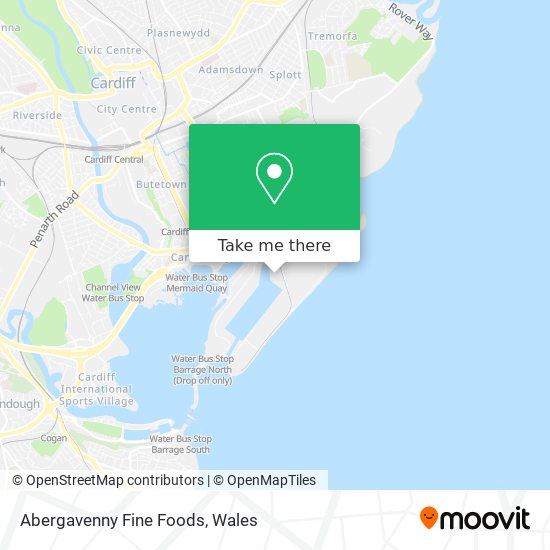 Abergavenny Fine Foods map