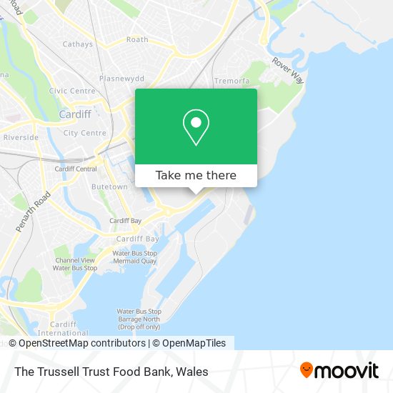 The Trussell Trust Food Bank map