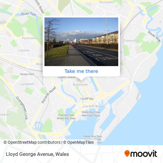 Lloyd George Avenue map