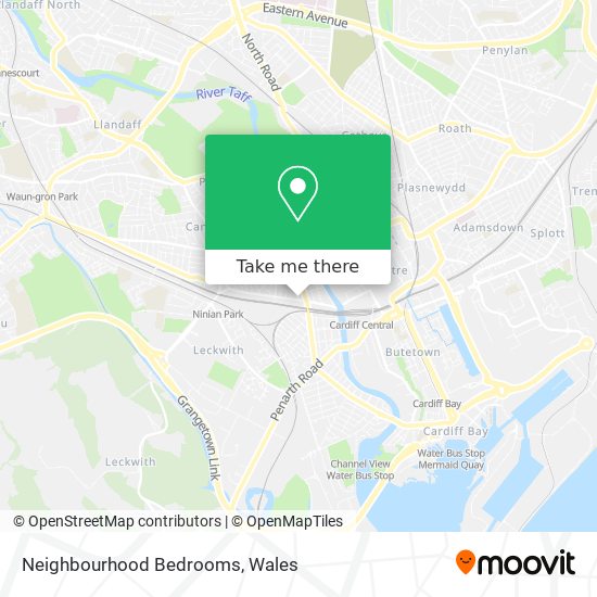 Neighbourhood Bedrooms map
