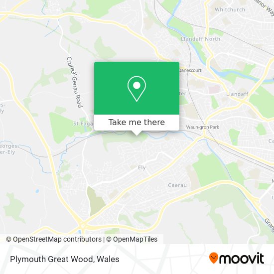 Plymouth Great Wood map