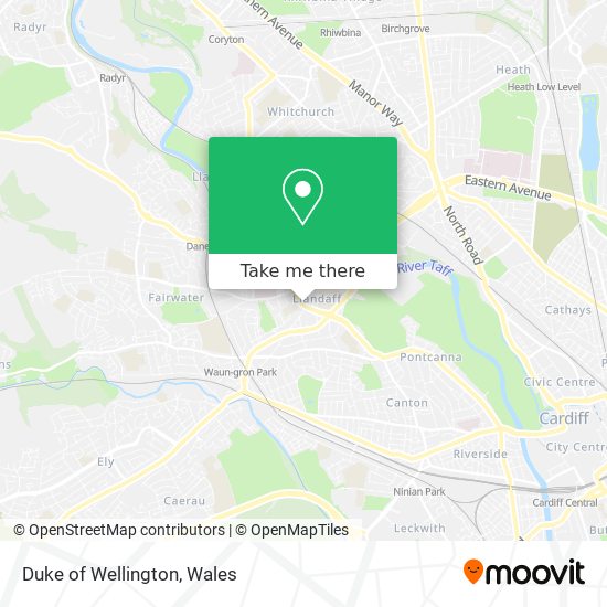 Duke of Wellington map
