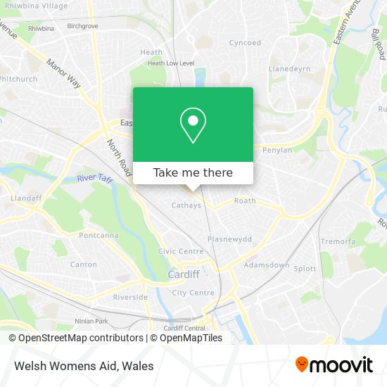 Welsh Womens Aid map