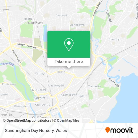 Sandringham Day Nursery map