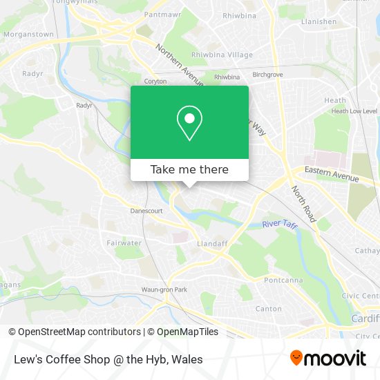 Lew's Coffee Shop @ the Hyb map
