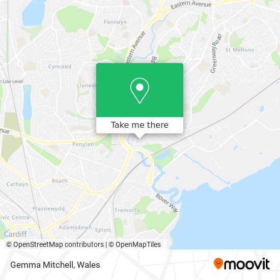 Gemma Mitchell map