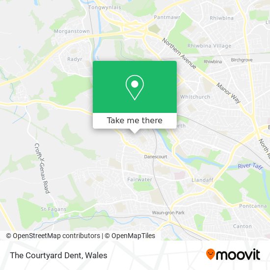 The Courtyard Dent map