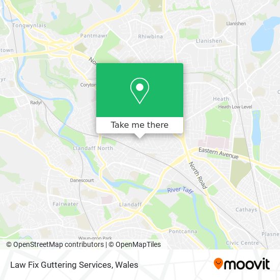 Law Fix Guttering Services map