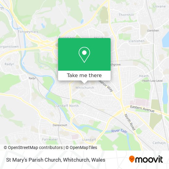 St Mary's Parish Church, Whitchurch map