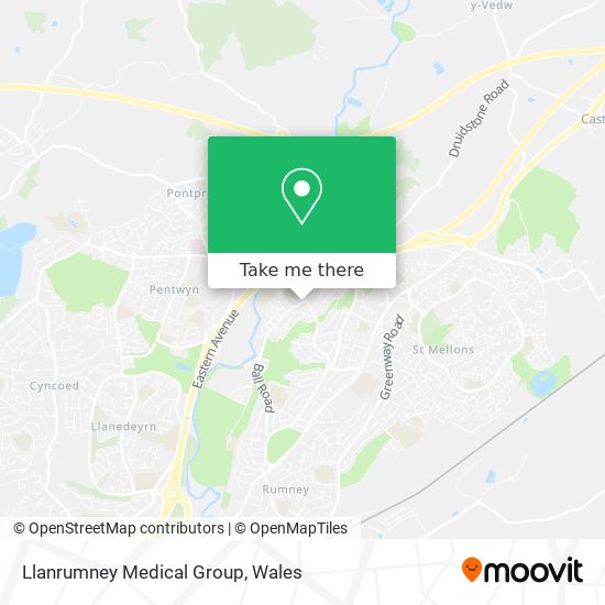 Llanrumney Medical Group map