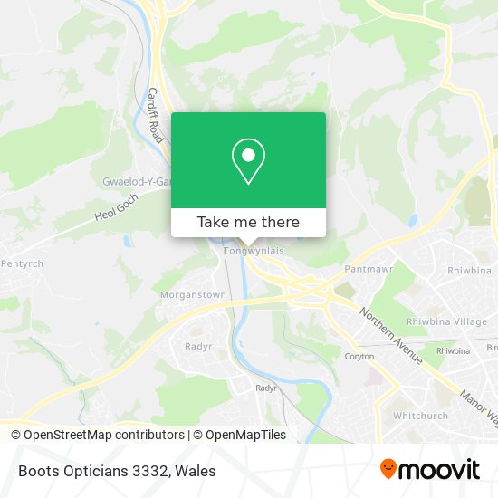 Boots Opticians 3332 map