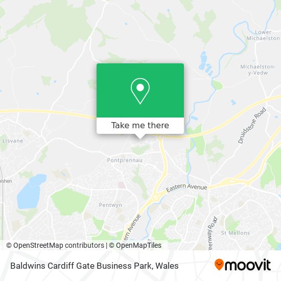 Baldwins Cardiff Gate Business Park map