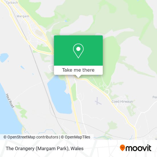 The Orangery (Margam Park) map