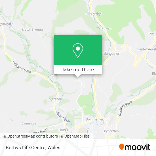 Bettws Life Centre map