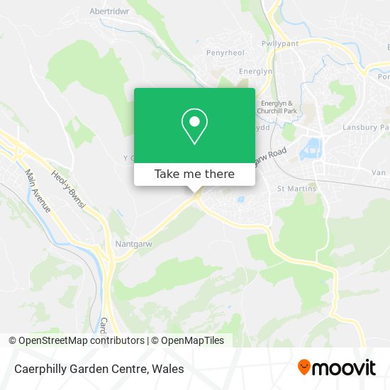Caerphilly Garden Centre map