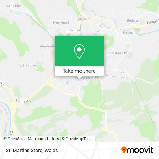 St. Martins Store map