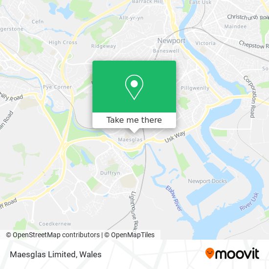 Maesglas Limited map