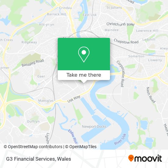 G3 Financial Services map