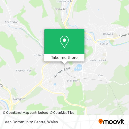 Van Community Centre map
