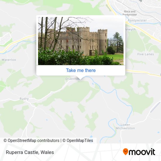 Ruperra Castle map