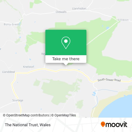 The National Trust map
