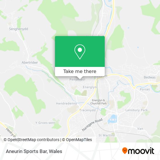 Aneurin Sports Bar map