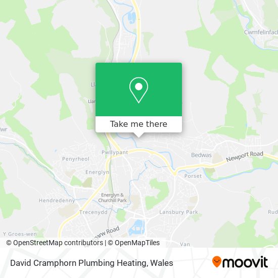 David Cramphorn Plumbing Heating map