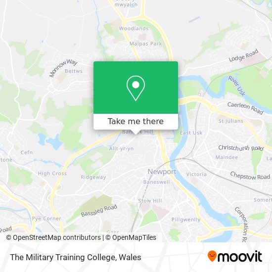 The Military Training College map