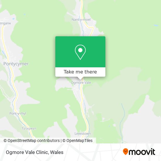 Ogmore Vale Clinic map