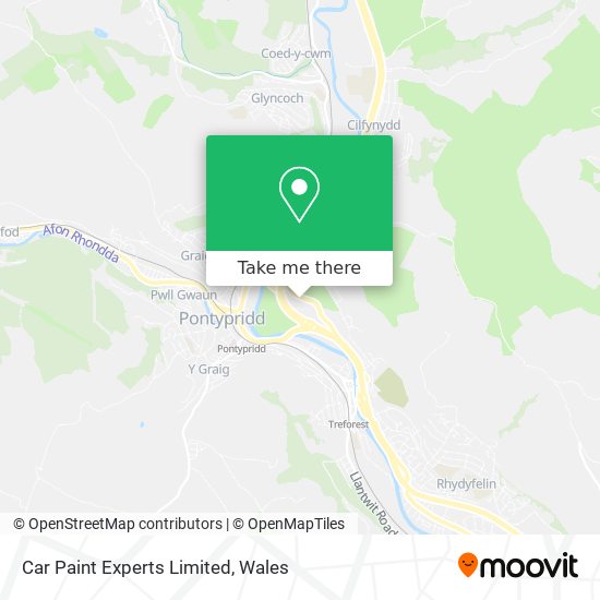 Car Paint Experts Limited map