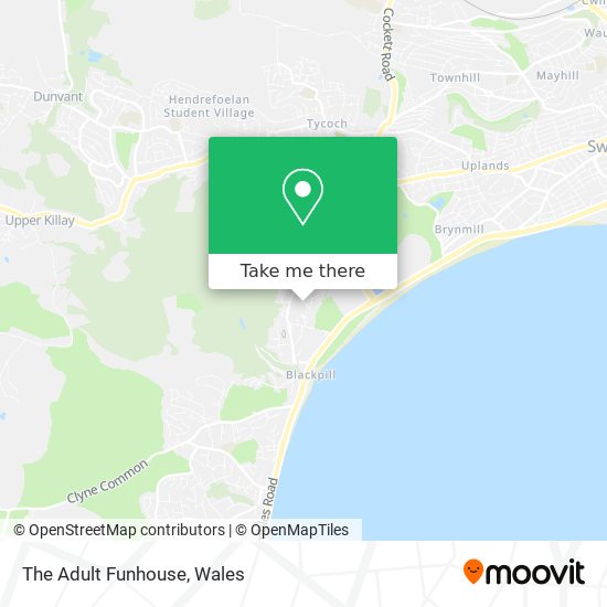 The Adult Funhouse map