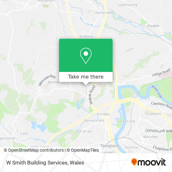 W Smith Building Services map