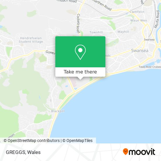 GREGGS map