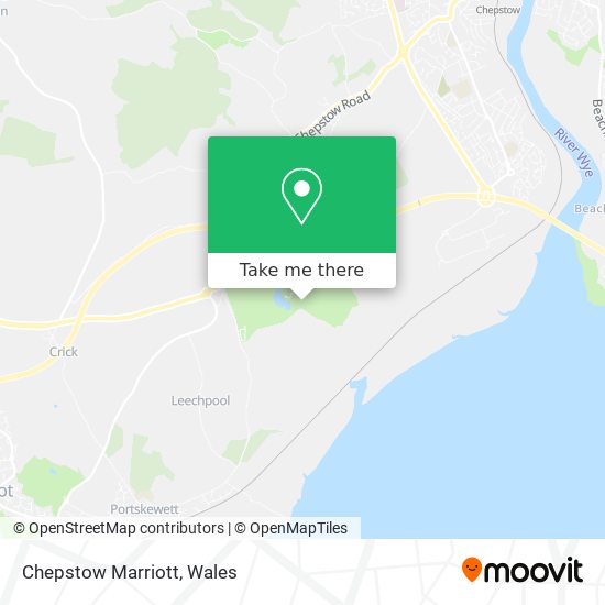 Chepstow Marriott map
