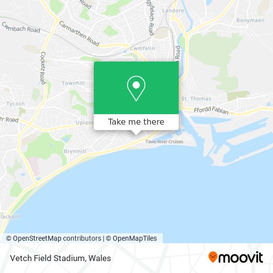 Vetch Field Stadium map