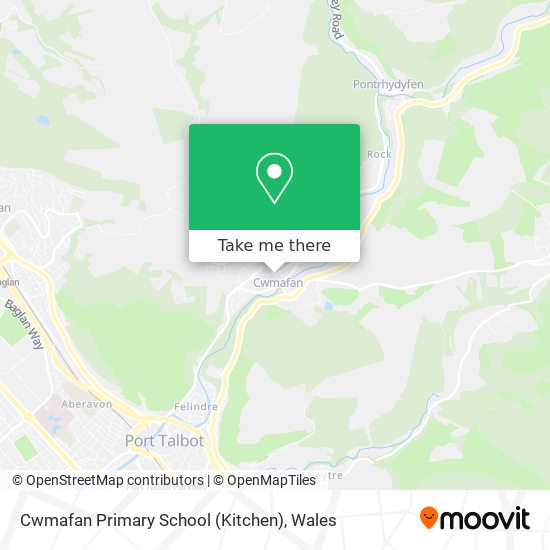 Cwmafan Primary School (Kitchen) map