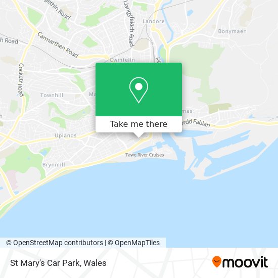 St Mary's Car Park map