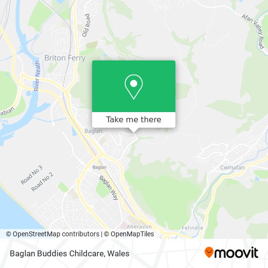 Baglan Buddies Childcare map