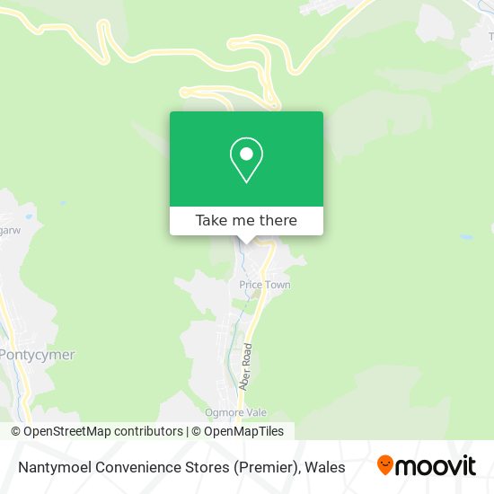 Nantymoel Convenience Stores (Premier) map