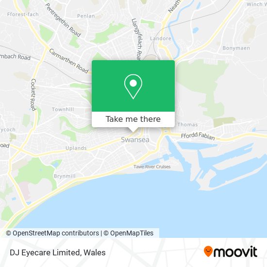 DJ Eyecare Limited map