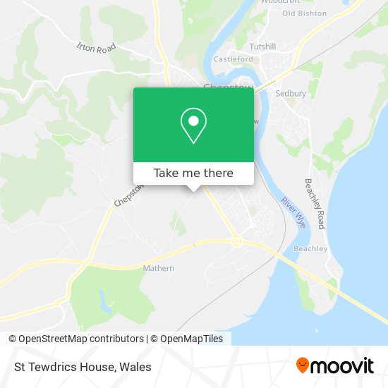 St Tewdrics House map