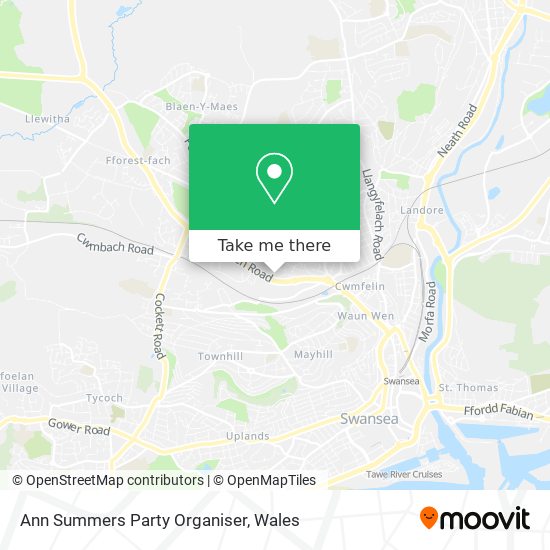 How to get to Ann Summers Party Organiser in Swansea by Bus or Train?