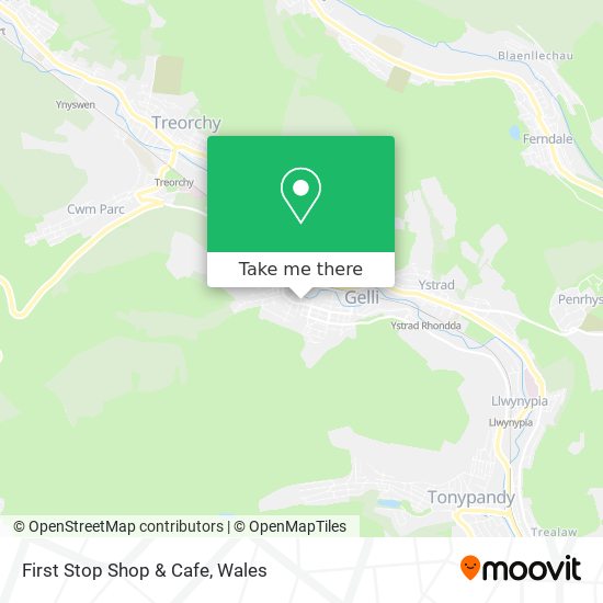 First Stop Shop & Cafe map