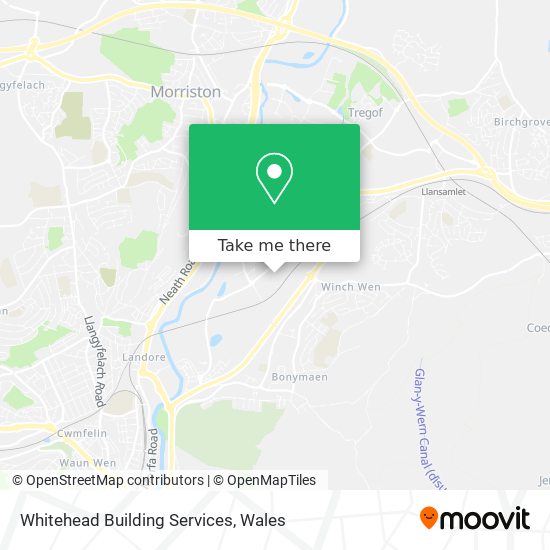 Whitehead Building Services map