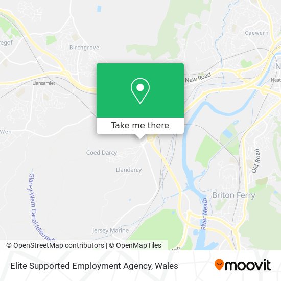 Elite Supported Employment Agency map