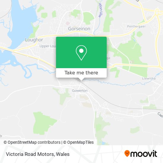 Victoria Road Motors map