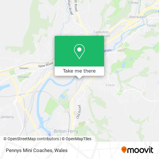 Pennys Mini Coaches map