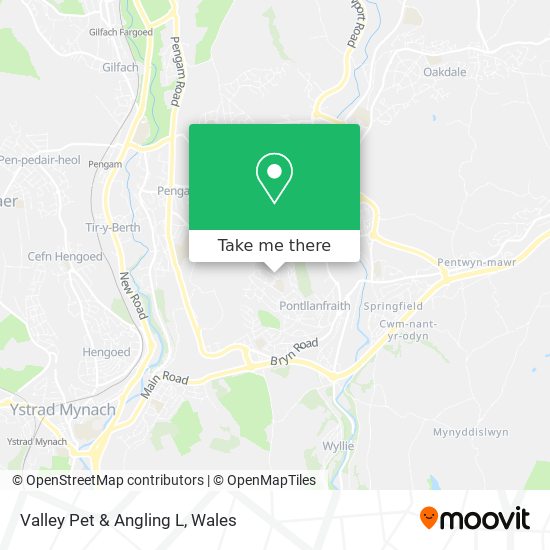 Valley Pet & Angling L map