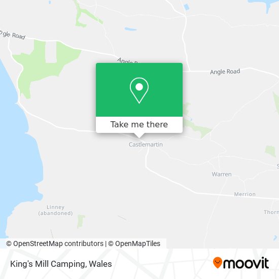 King's Mill Camping map