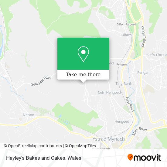 Hayley's Bakes and Cakes map